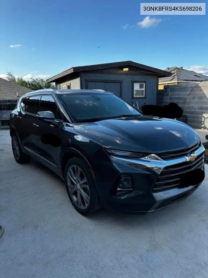 3GNKBFRS4KS698206 2019 Chevrolet Blazer Premier