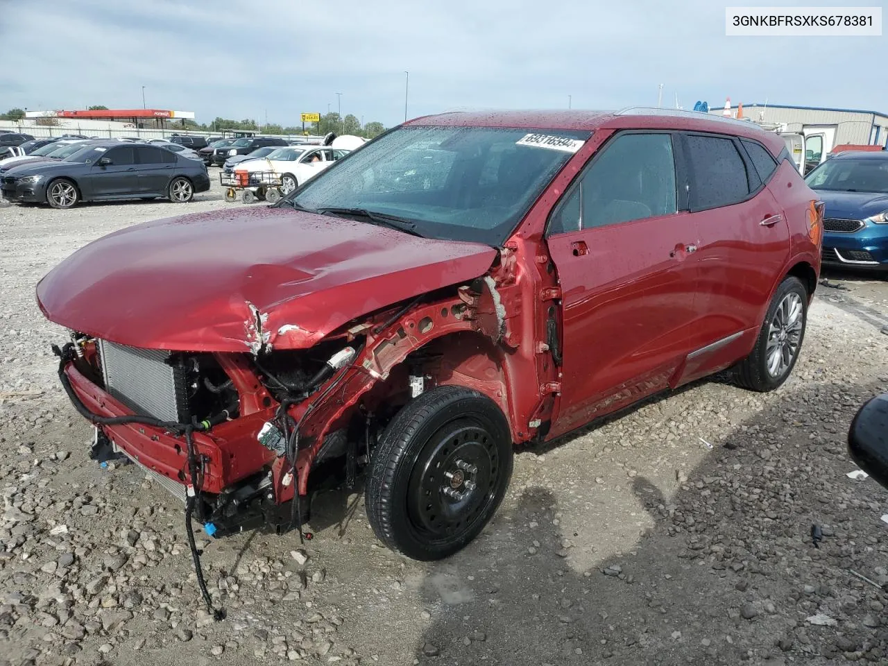 2019 Chevrolet Blazer Premier VIN: 3GNKBFRSXKS678381 Lot: 69316594