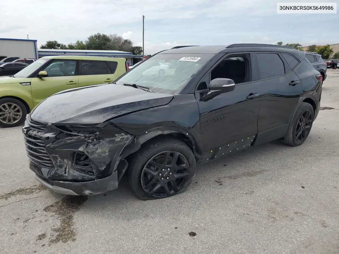 2019 Chevrolet Blazer 2Lt VIN: 3GNKBCRS0KS649986 Lot: 70125964