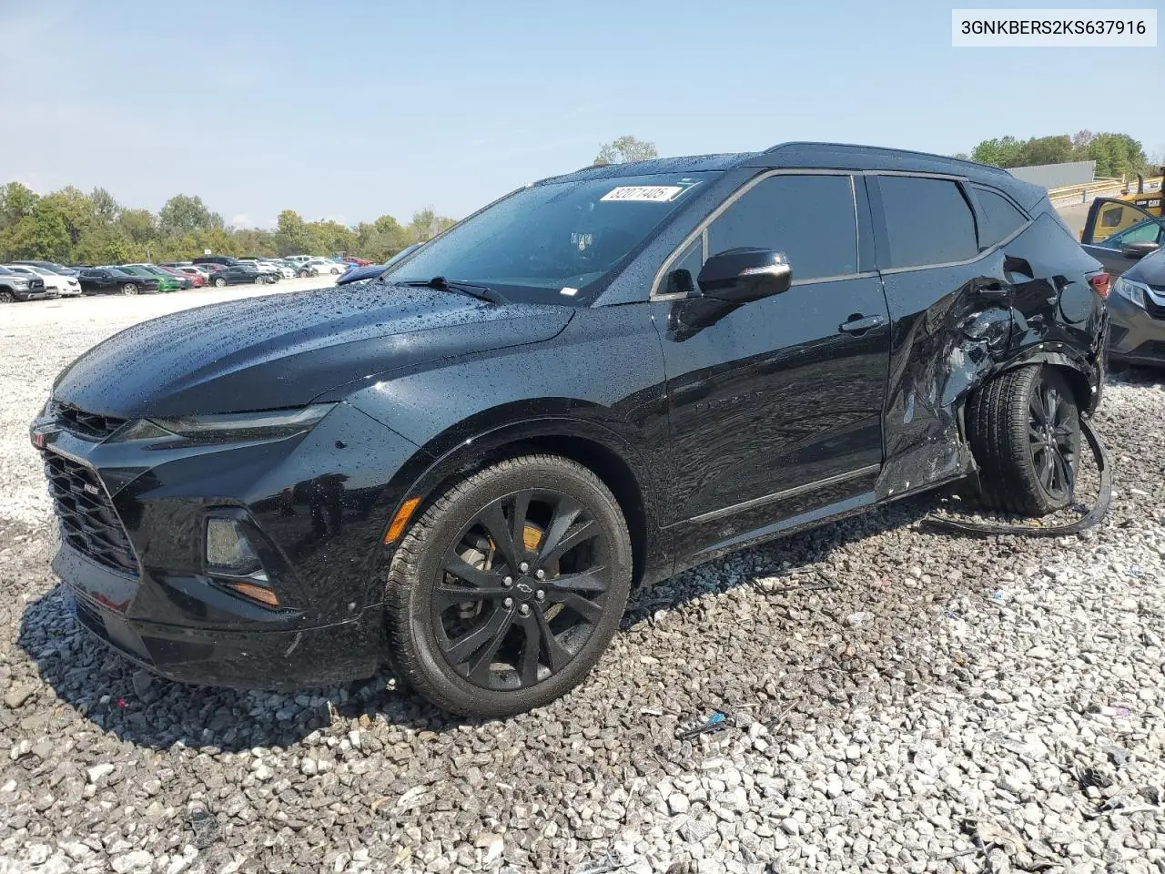 3GNKBERS2KS637916 2019 Chevrolet Blazer Rs