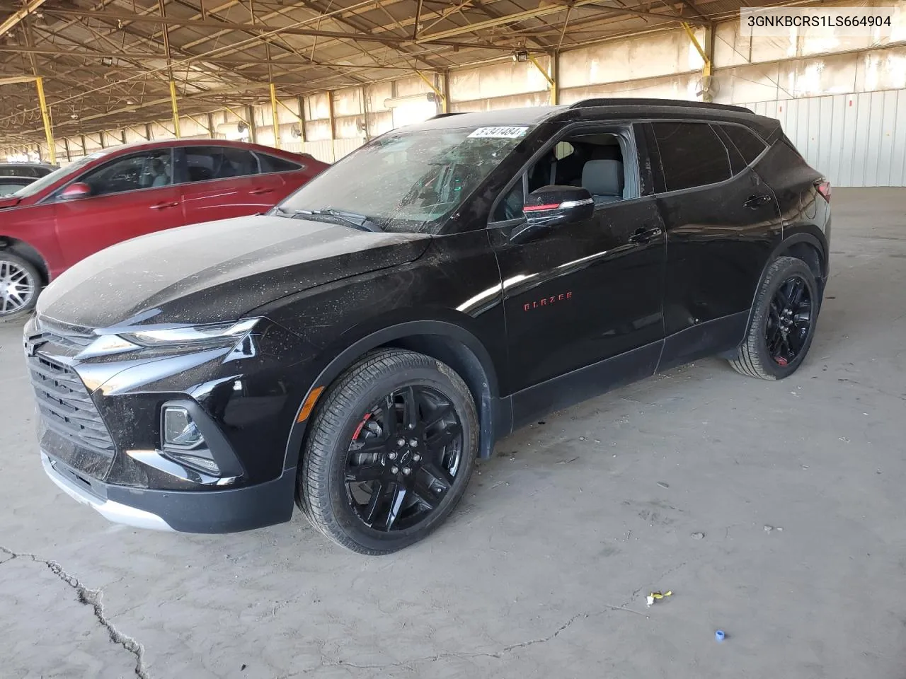 2020 Chevrolet Blazer 2Lt VIN: 3GNKBCRS1LS664904 Lot: 53341484