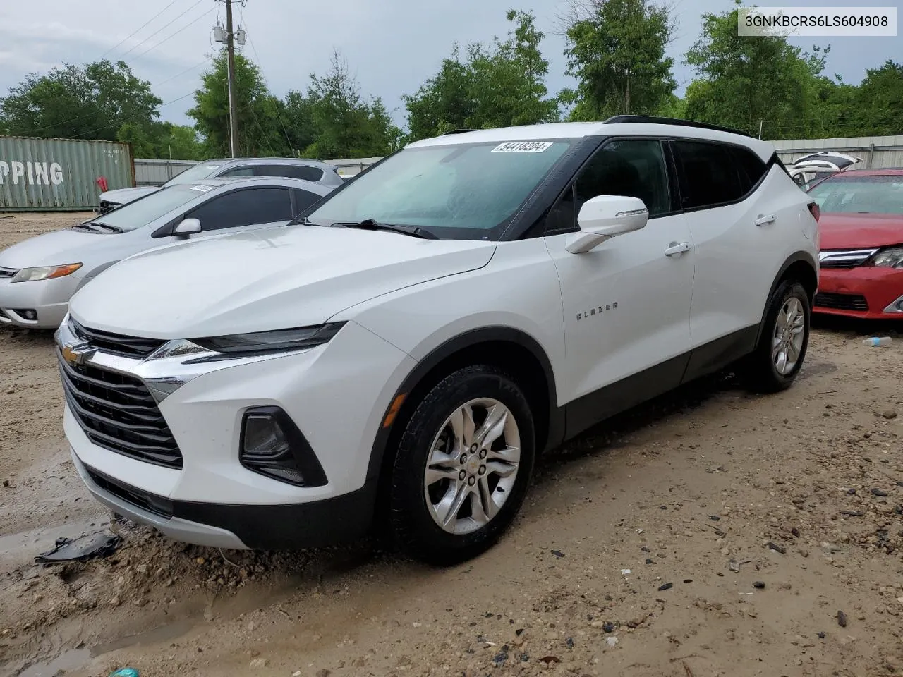 2020 Chevrolet Blazer 2Lt VIN: 3GNKBCRS6LS604908 Lot: 54418204