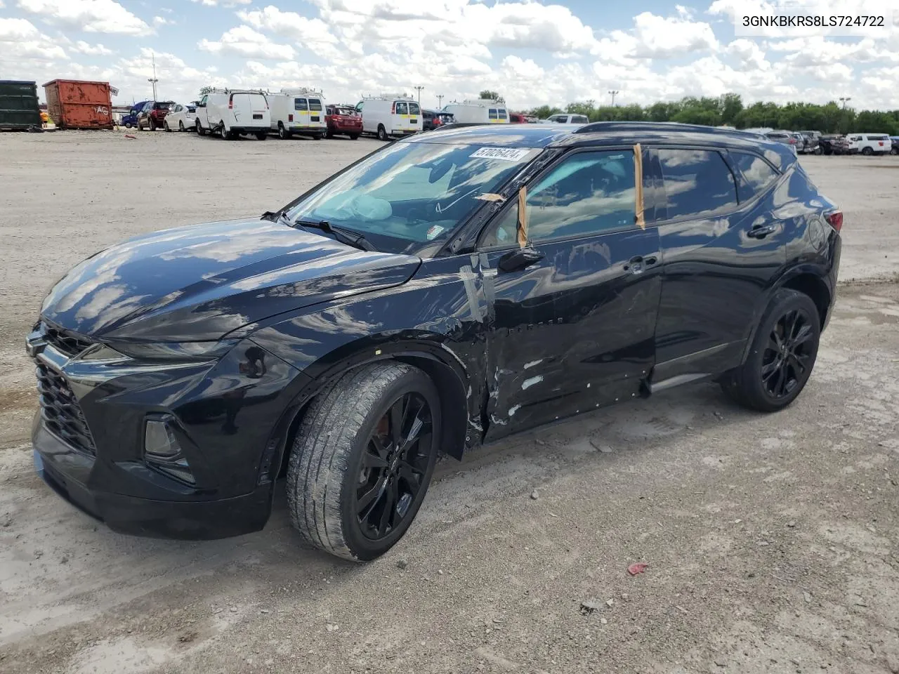 2020 Chevrolet Blazer Rs VIN: 3GNKBKRS8LS724722 Lot: 57026424