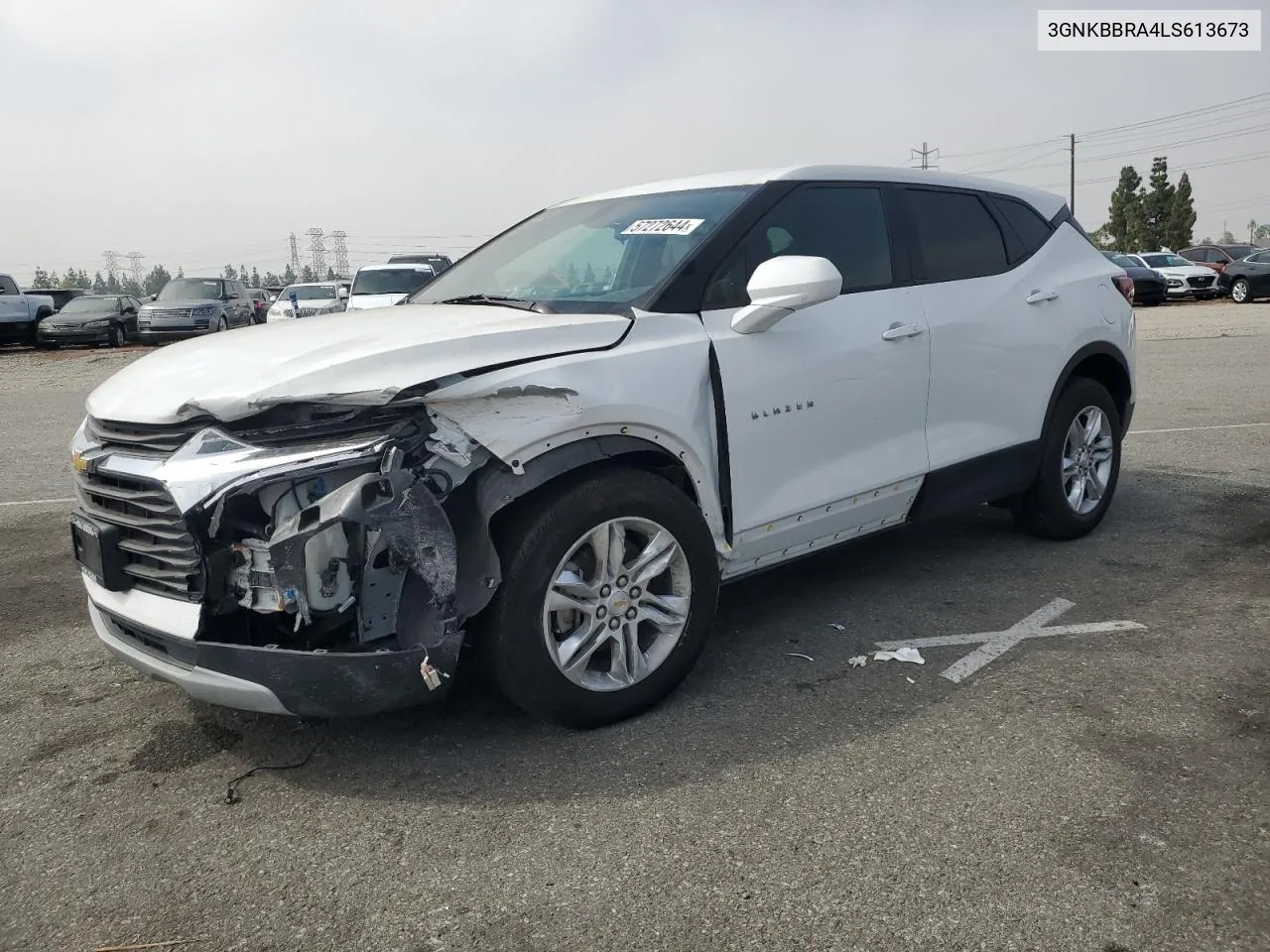 2020 Chevrolet Blazer 1Lt VIN: 3GNKBBRA4LS613673 Lot: 57272644