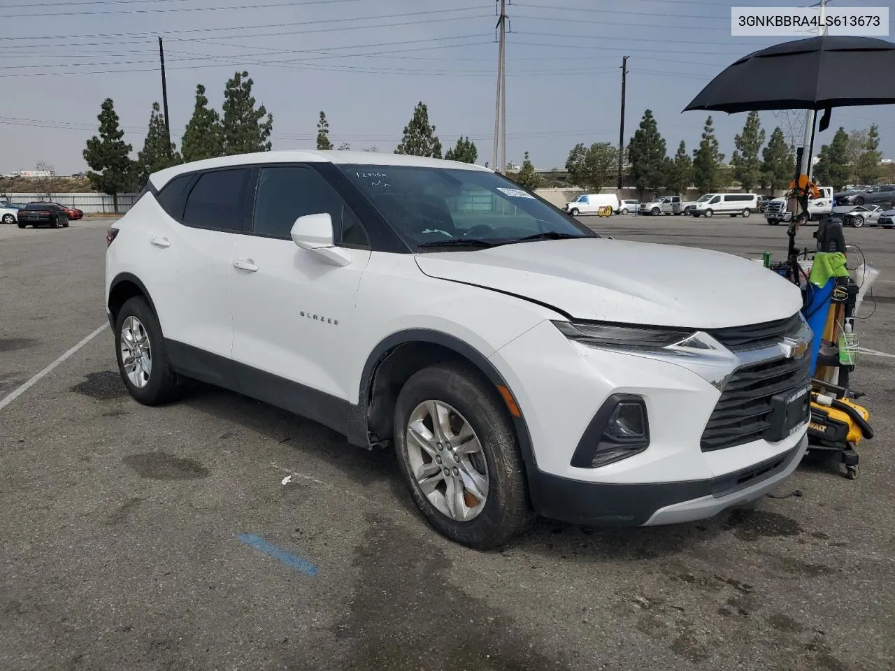 2020 Chevrolet Blazer 1Lt VIN: 3GNKBBRA4LS613673 Lot: 57272644