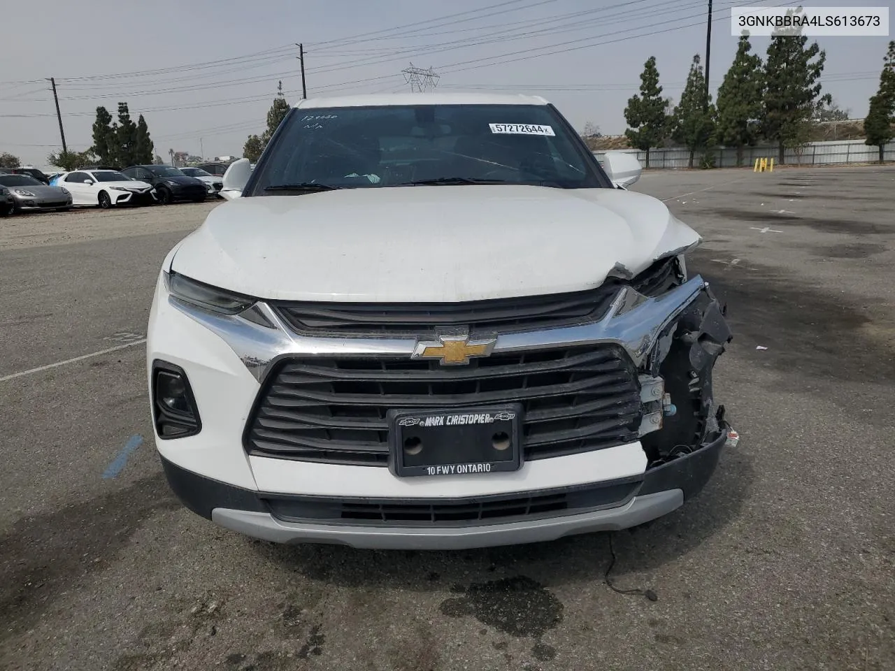 2020 Chevrolet Blazer 1Lt VIN: 3GNKBBRA4LS613673 Lot: 57272644