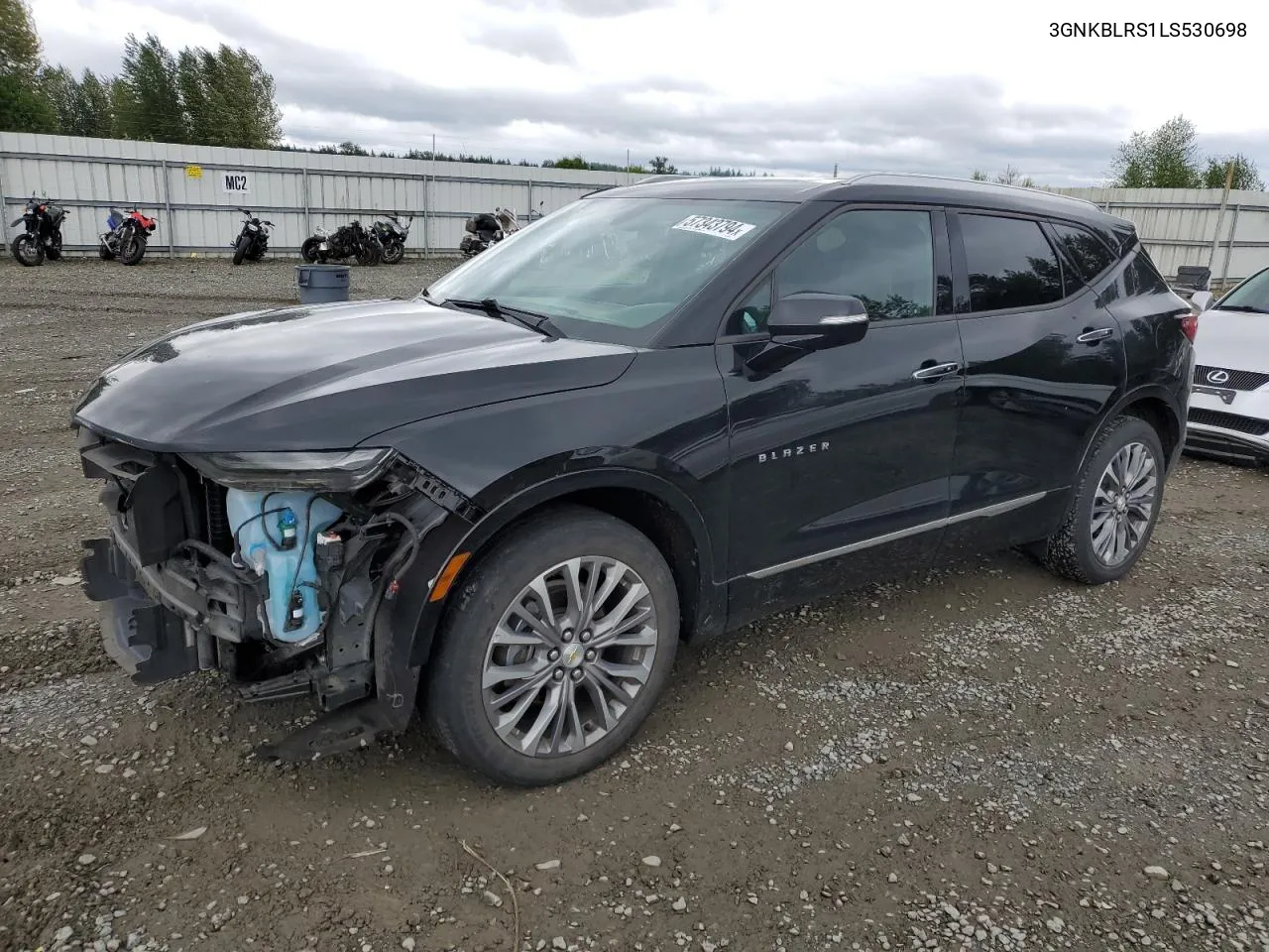 2020 Chevrolet Blazer Premier VIN: 3GNKBLRS1LS530698 Lot: 57343794