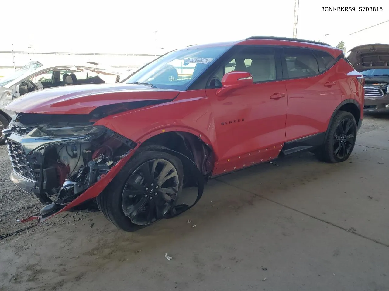 2020 Chevrolet Blazer Rs VIN: 3GNKBKRS9LS703815 Lot: 58708034