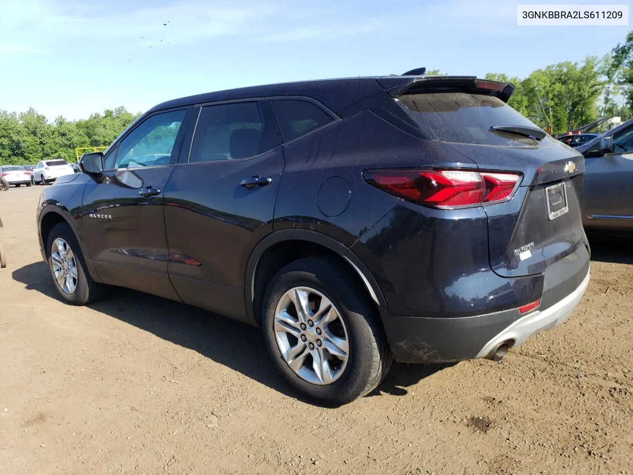 2020 Chevrolet Blazer 1Lt VIN: 3GNKBBRA2LS611209 Lot: 59039294