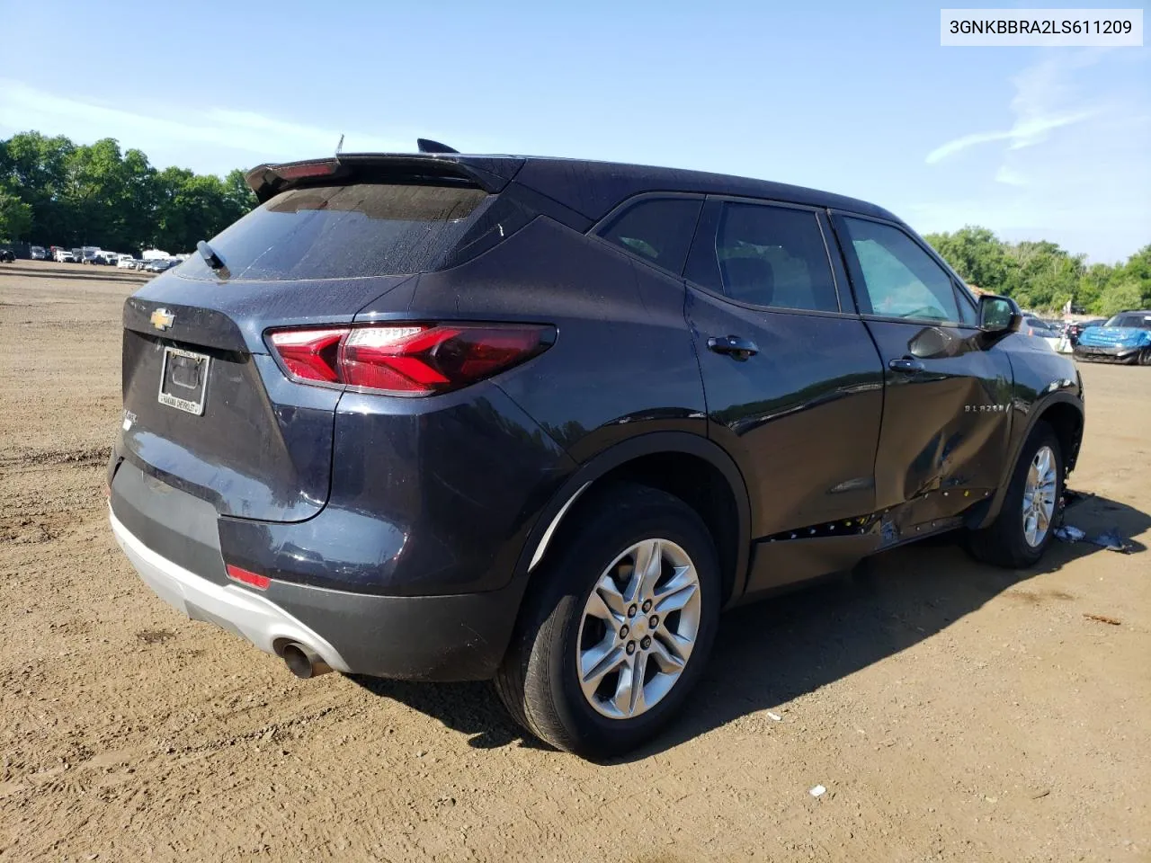 2020 Chevrolet Blazer 1Lt VIN: 3GNKBBRA2LS611209 Lot: 59039294