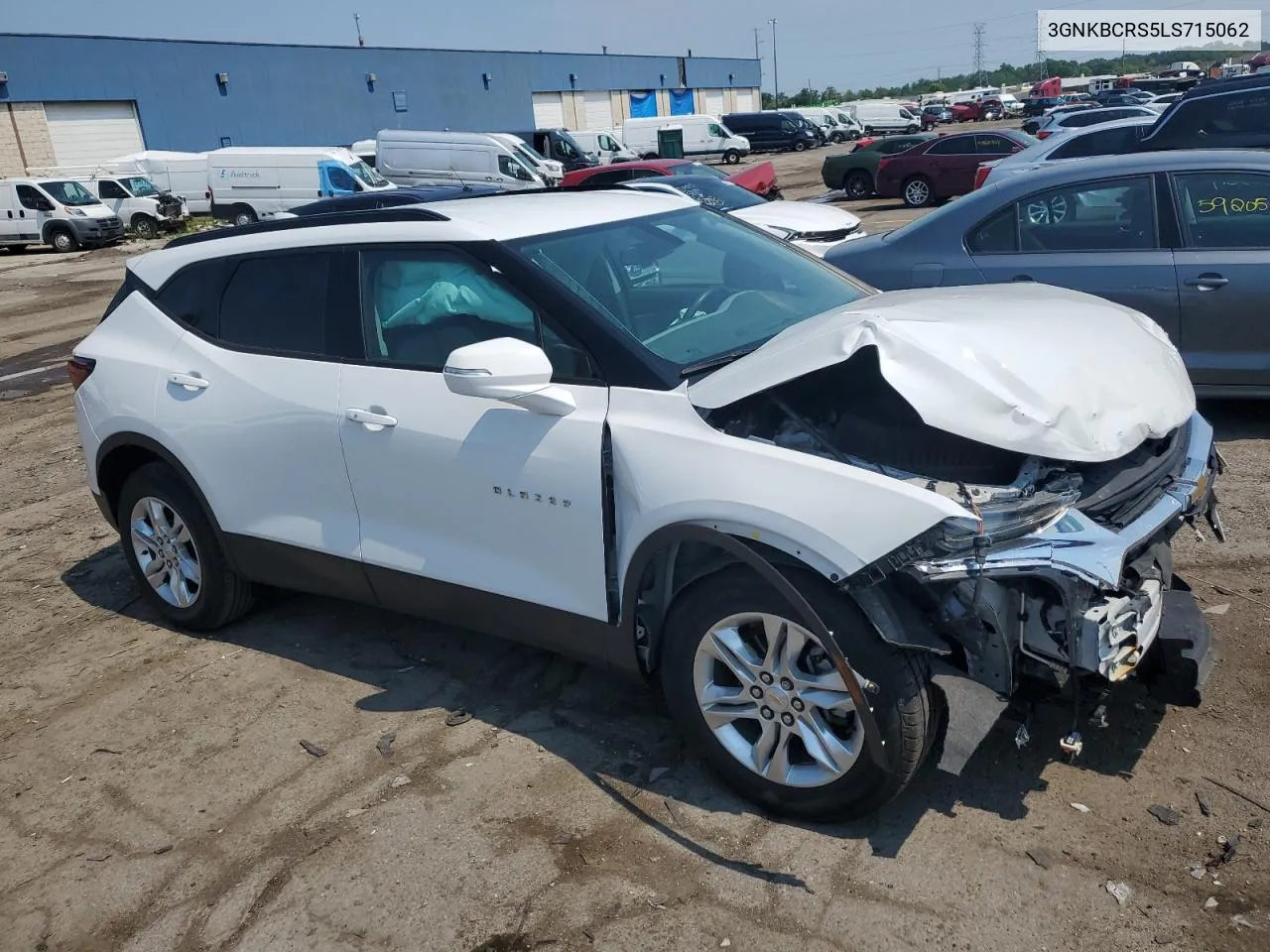 2020 Chevrolet Blazer 2Lt VIN: 3GNKBCRS5LS715062 Lot: 59399864