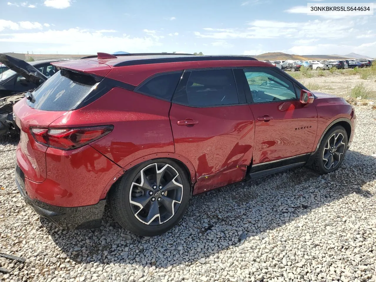 2020 Chevrolet Blazer Rs VIN: 3GNKBKRS5LS644634 Lot: 66041754