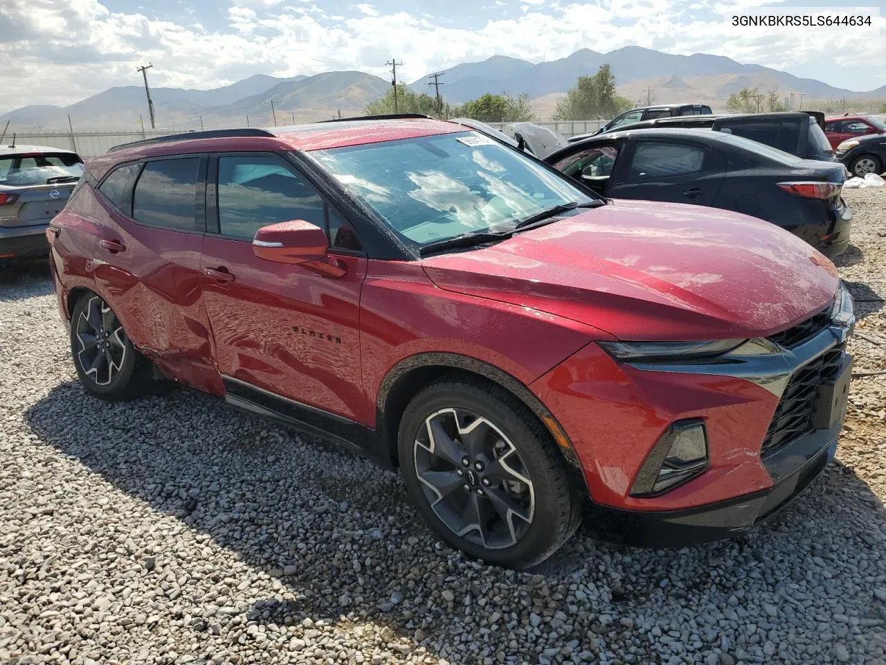 2020 Chevrolet Blazer Rs VIN: 3GNKBKRS5LS644634 Lot: 66041754