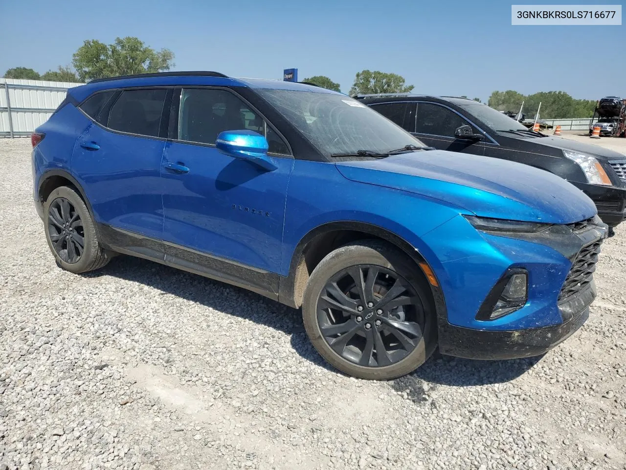 2020 Chevrolet Blazer Rs VIN: 3GNKBKRS0LS716677 Lot: 68632944