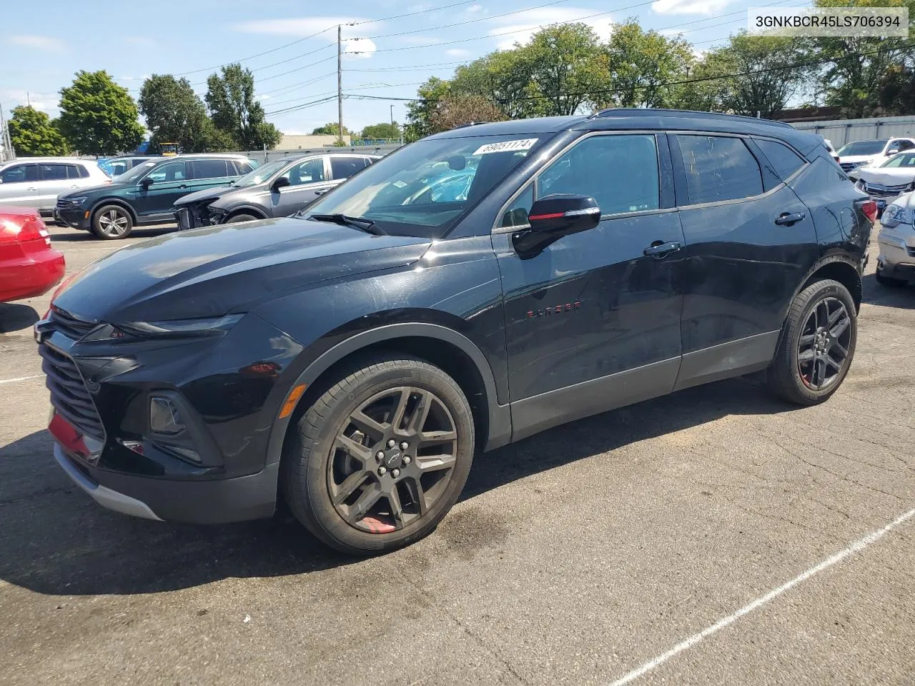 2020 Chevrolet Blazer 2Lt VIN: 3GNKBCR45LS706394 Lot: 69051174