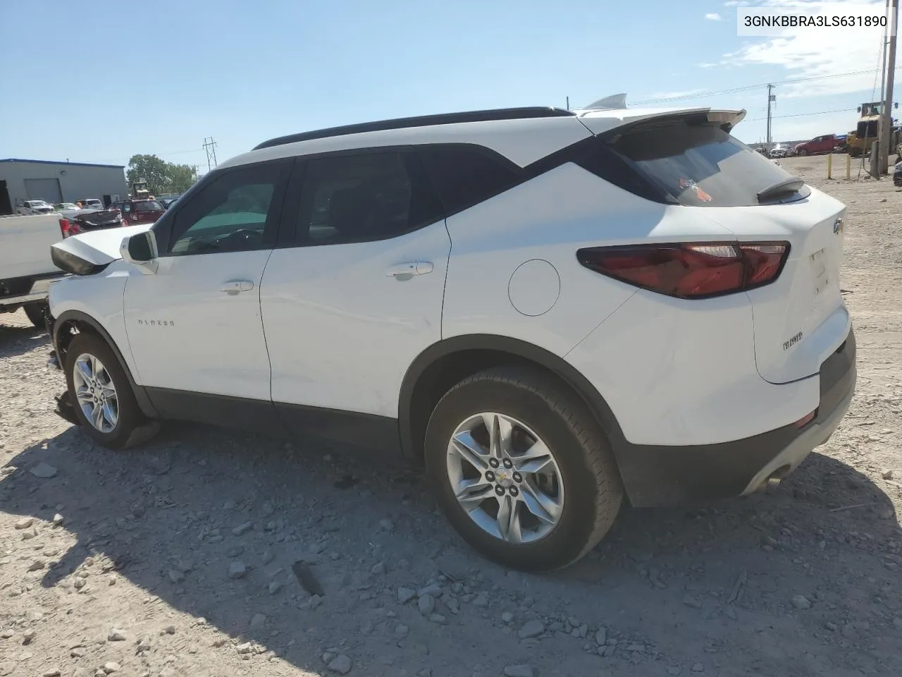 2020 Chevrolet Blazer 1Lt VIN: 3GNKBBRA3LS631890 Lot: 70836444