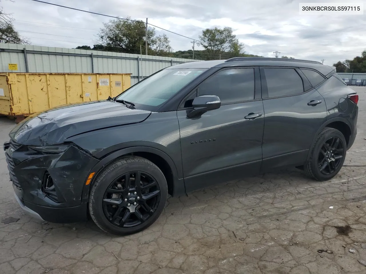 2020 Chevrolet Blazer 2Lt VIN: 3GNKBCRS0LS597115 Lot: 71662294