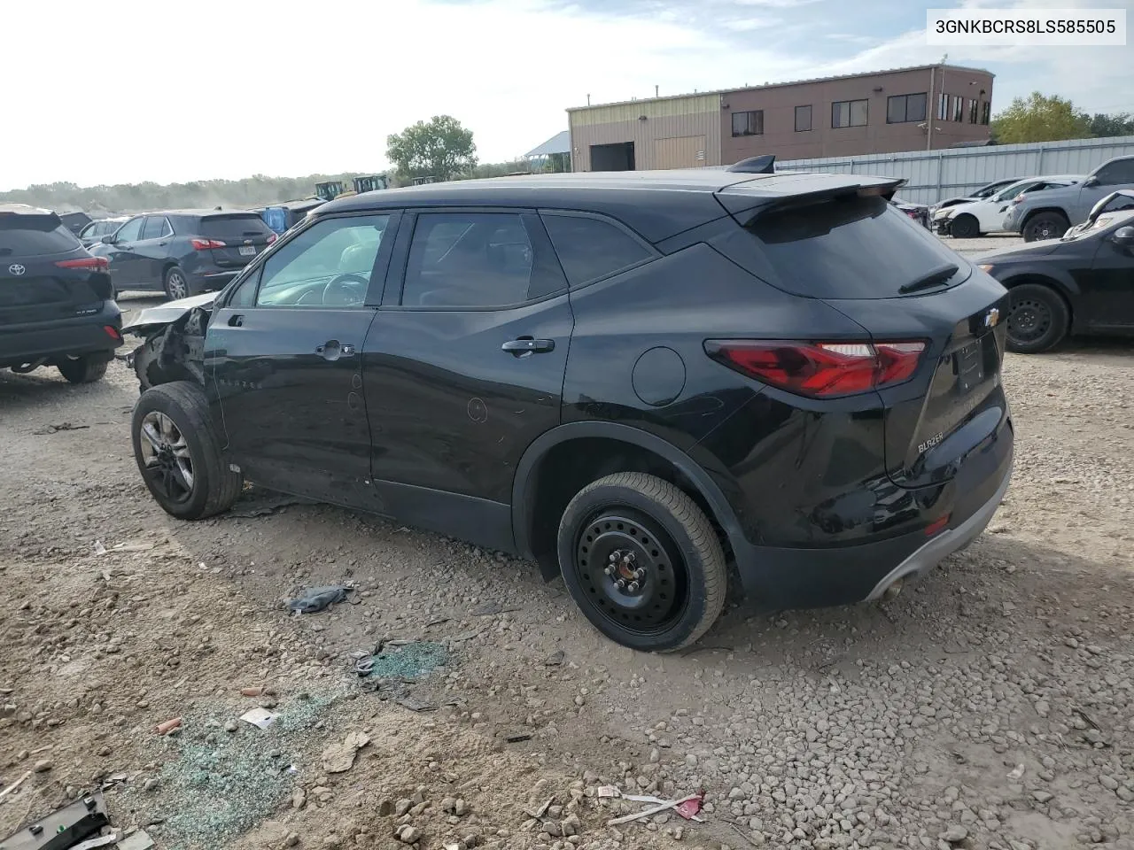 2020 Chevrolet Blazer 2Lt VIN: 3GNKBCRS8LS585505 Lot: 72057154