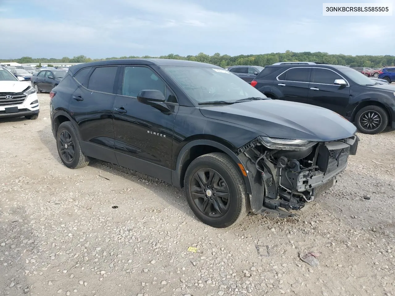 2020 Chevrolet Blazer 2Lt VIN: 3GNKBCRS8LS585505 Lot: 72057154