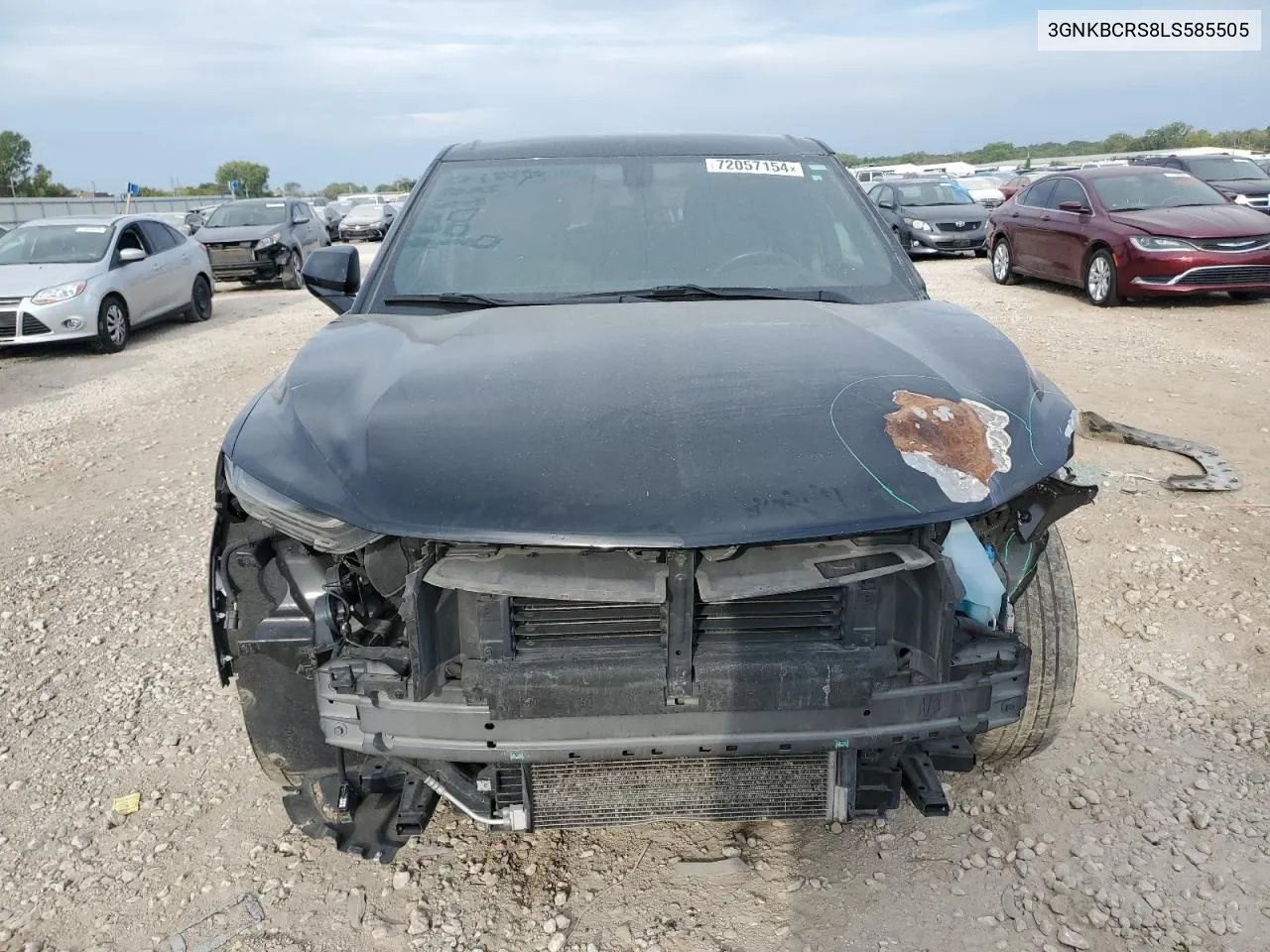 2020 Chevrolet Blazer 2Lt VIN: 3GNKBCRS8LS585505 Lot: 72057154