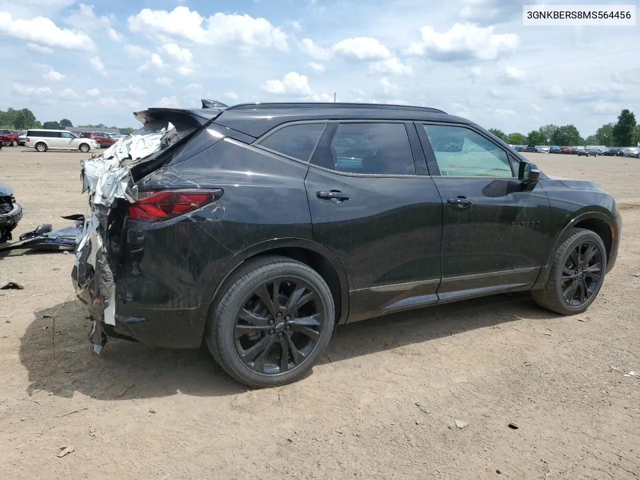 2021 Chevrolet Blazer Rs VIN: 3GNKBERS8MS564456 Lot: 57848294