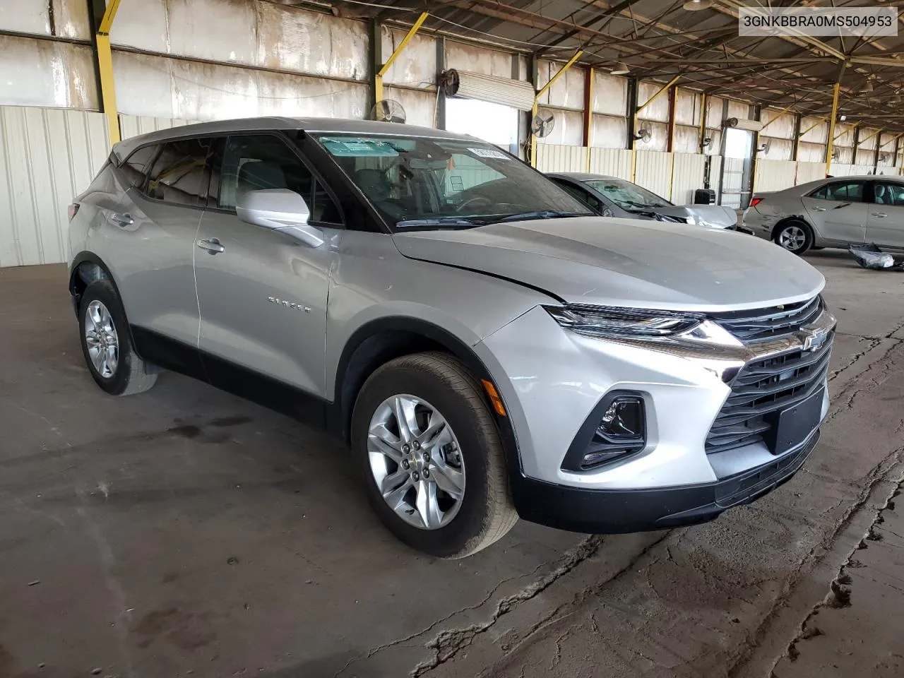 2021 Chevrolet Blazer 1Lt VIN: 3GNKBBRA0MS504953 Lot: 58175814