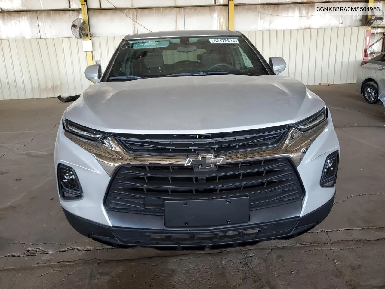 2021 Chevrolet Blazer 1Lt VIN: 3GNKBBRA0MS504953 Lot: 58175814