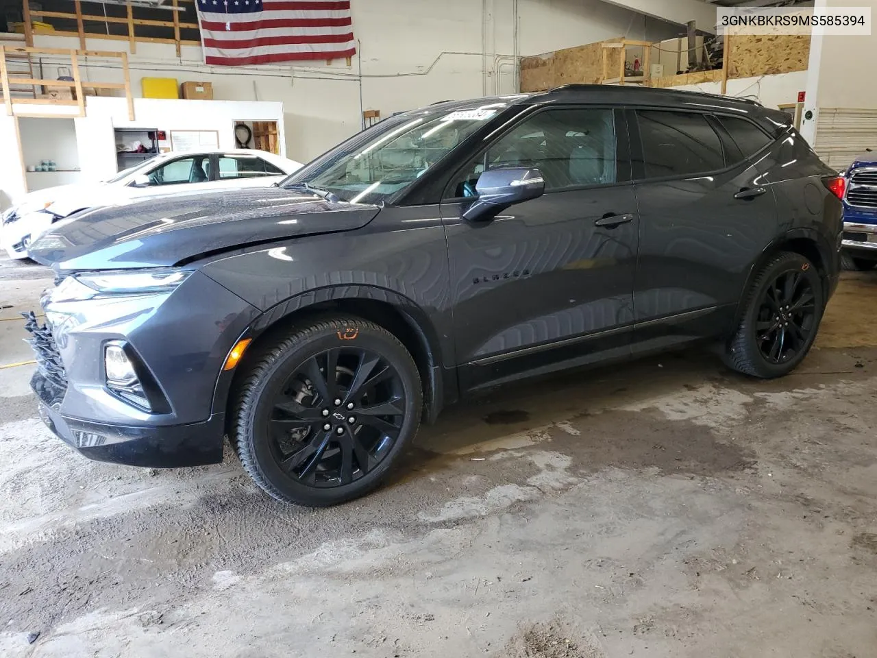 2021 Chevrolet Blazer Rs VIN: 3GNKBKRS9MS585394 Lot: 58609384