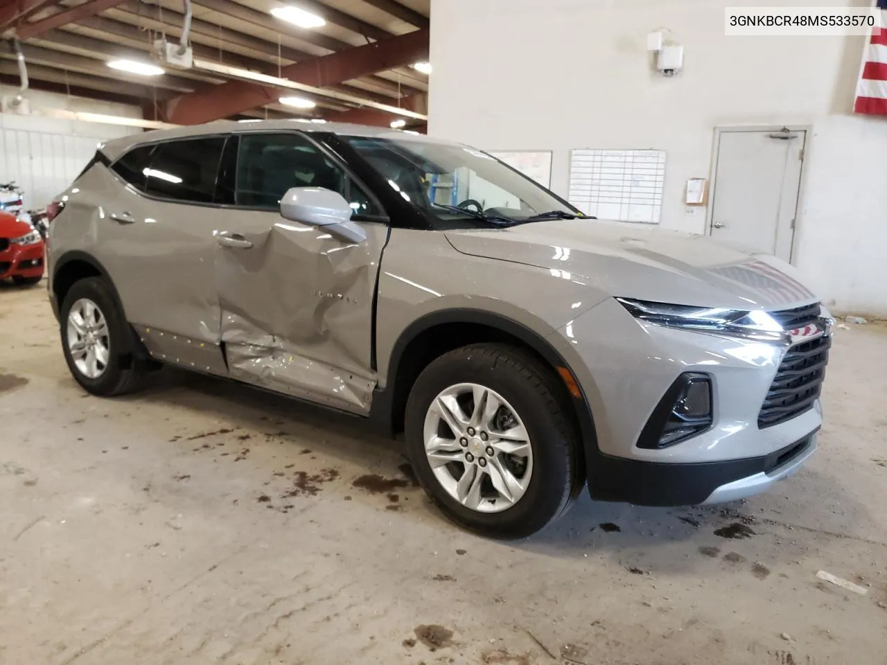 2021 Chevrolet Blazer 2Lt VIN: 3GNKBCR48MS533570 Lot: 58984434