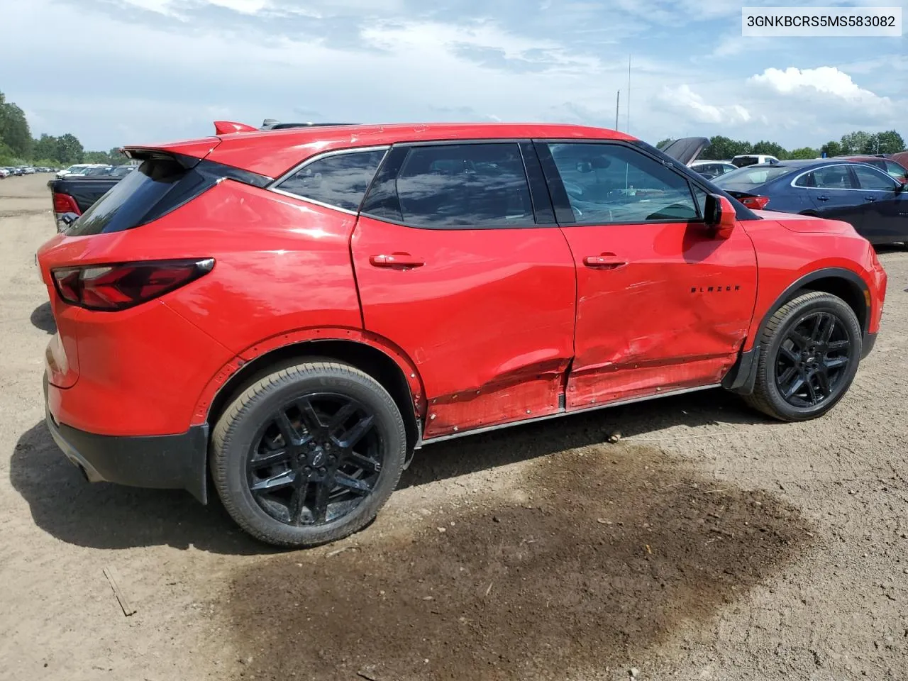 2021 Chevrolet Blazer 2Lt VIN: 3GNKBCRS5MS583082 Lot: 59043924