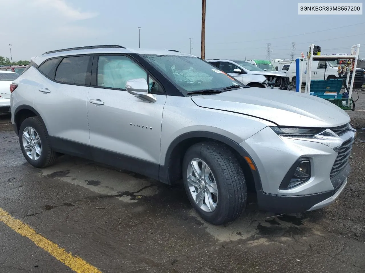 2021 Chevrolet Blazer 2Lt VIN: 3GNKBCRS9MS557200 Lot: 59182234