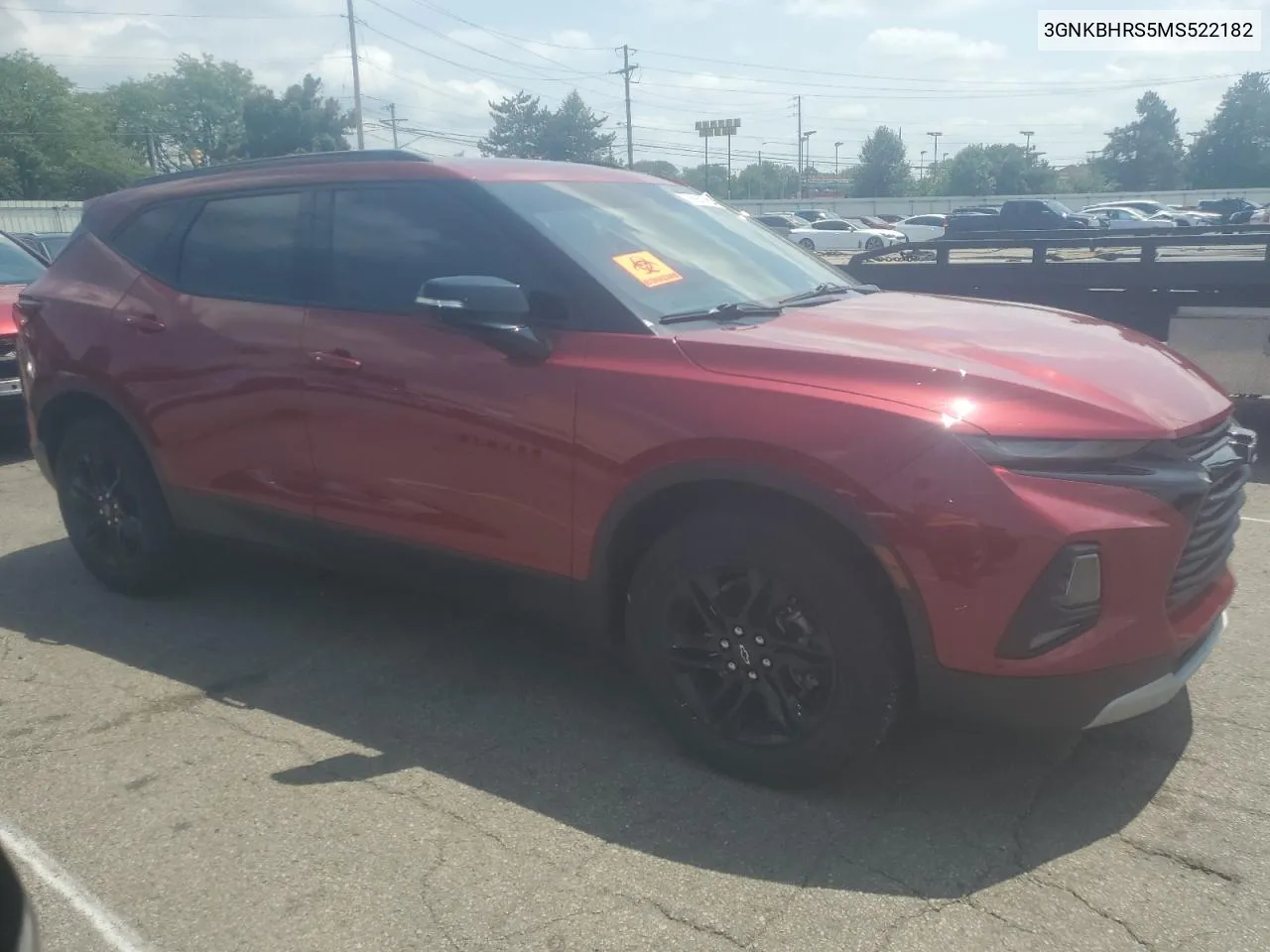 2021 Chevrolet Blazer 2Lt VIN: 3GNKBHRS5MS522182 Lot: 65652224