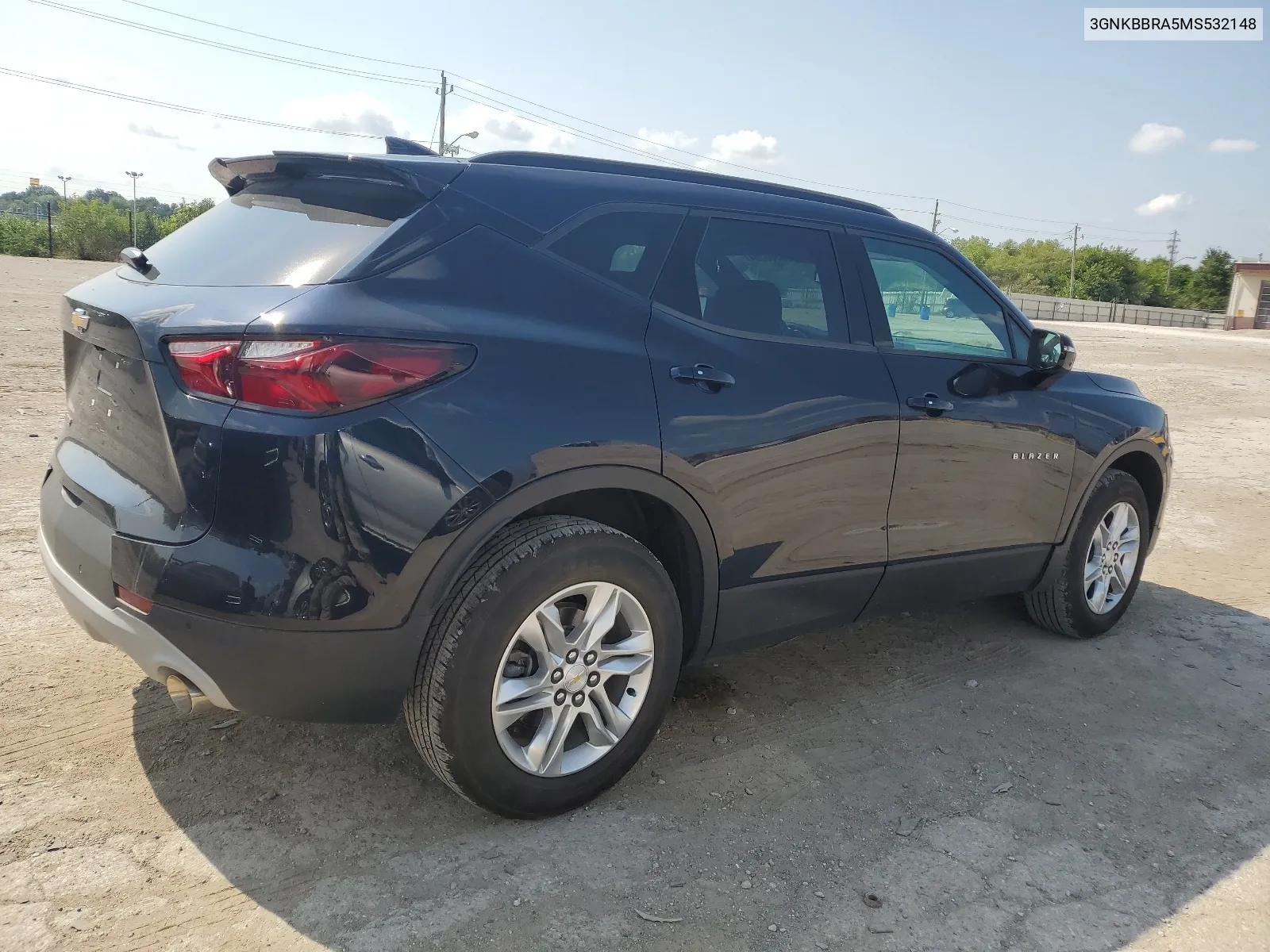 2021 Chevrolet Blazer 1Lt VIN: 3GNKBBRA5MS532148 Lot: 66366354