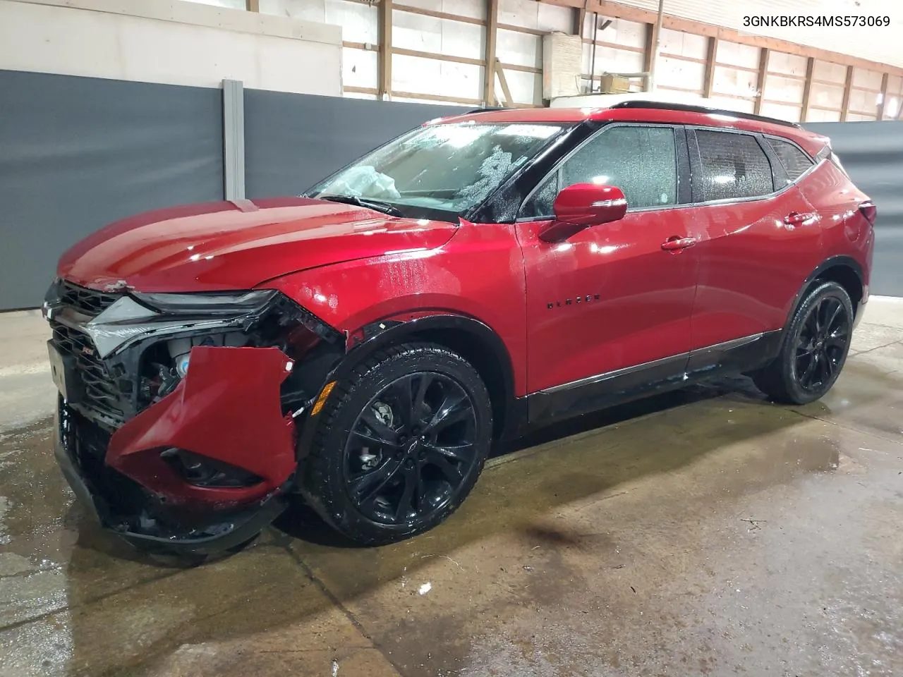 2021 Chevrolet Blazer Rs VIN: 3GNKBKRS4MS573069 Lot: 69797304