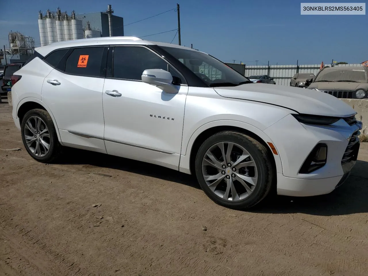 2021 Chevrolet Blazer Premier VIN: 3GNKBLRS2MS563405 Lot: 71268854