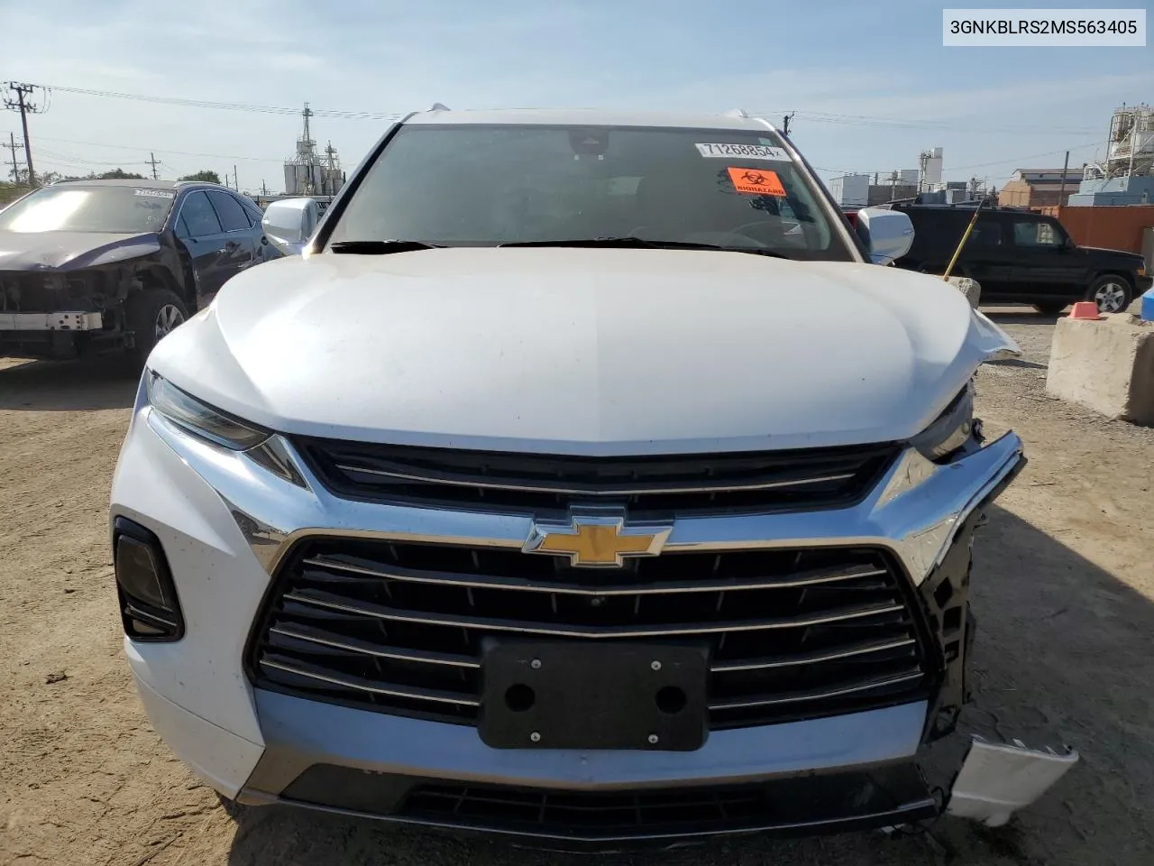 3GNKBLRS2MS563405 2021 Chevrolet Blazer Premier