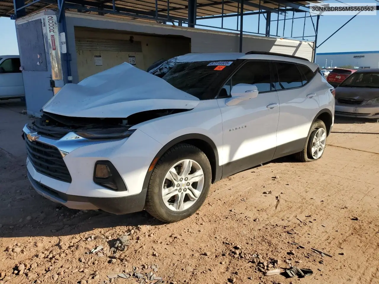 3GNKBDRS6MS560562 2021 Chevrolet Blazer 3Lt