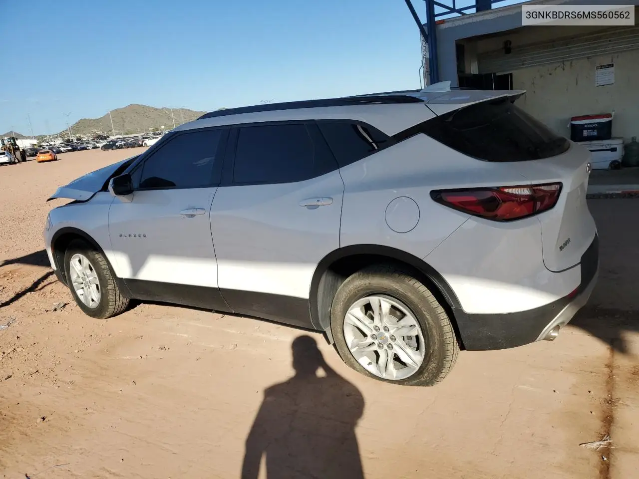 3GNKBDRS6MS560562 2021 Chevrolet Blazer 3Lt