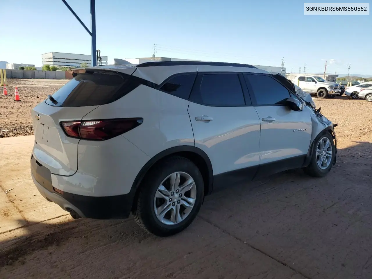 3GNKBDRS6MS560562 2021 Chevrolet Blazer 3Lt