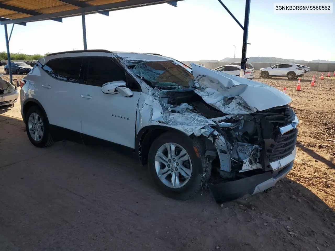 3GNKBDRS6MS560562 2021 Chevrolet Blazer 3Lt
