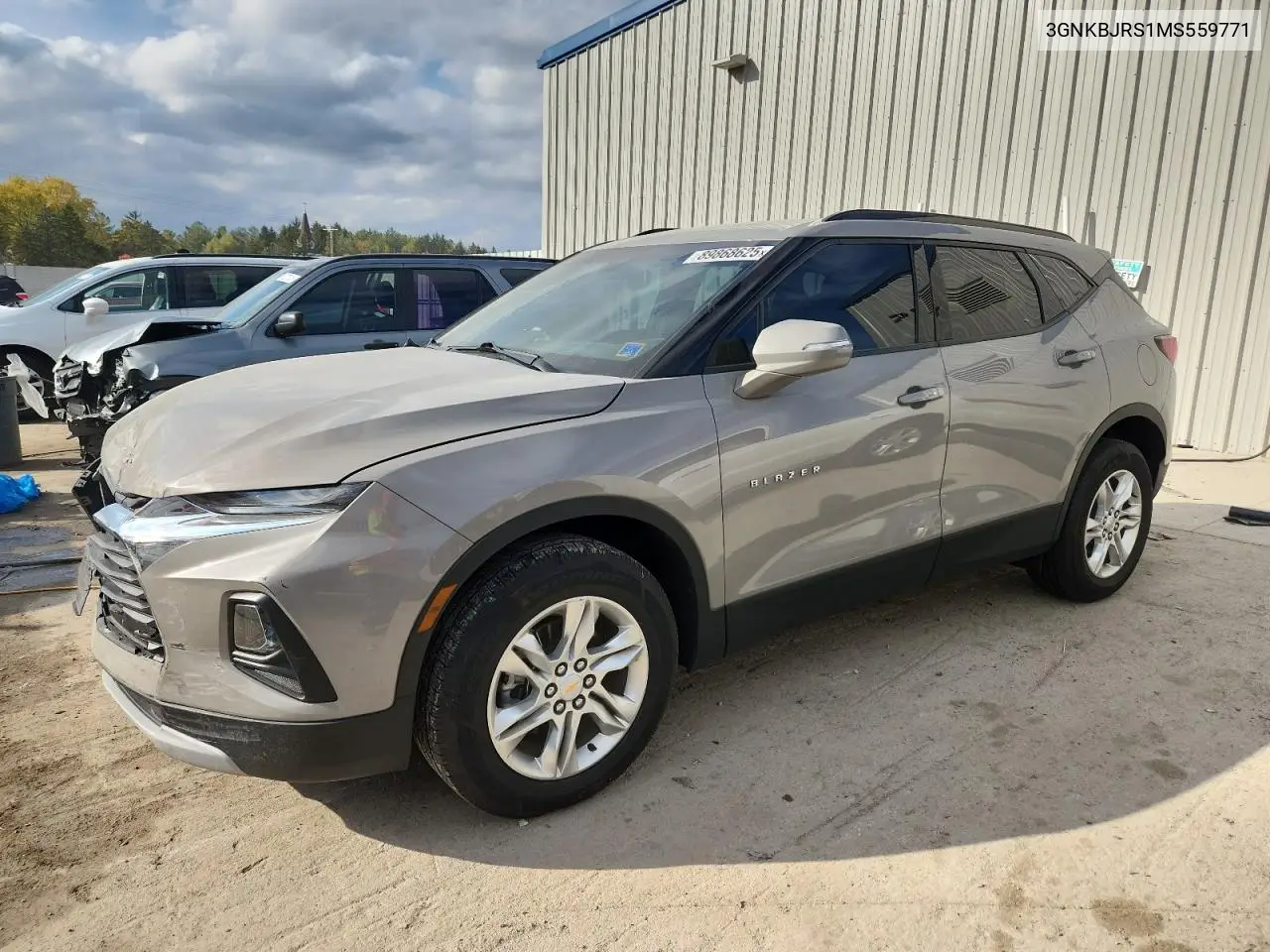 3GNKBJRS1MS559771 2021 Chevrolet Blazer 3Lt