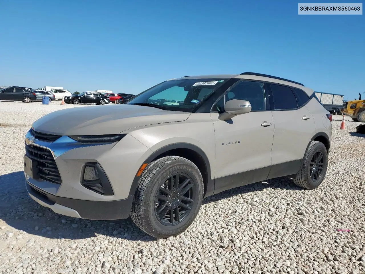 3GNKBBRAXMS560463 2021 Chevrolet Blazer 1Lt