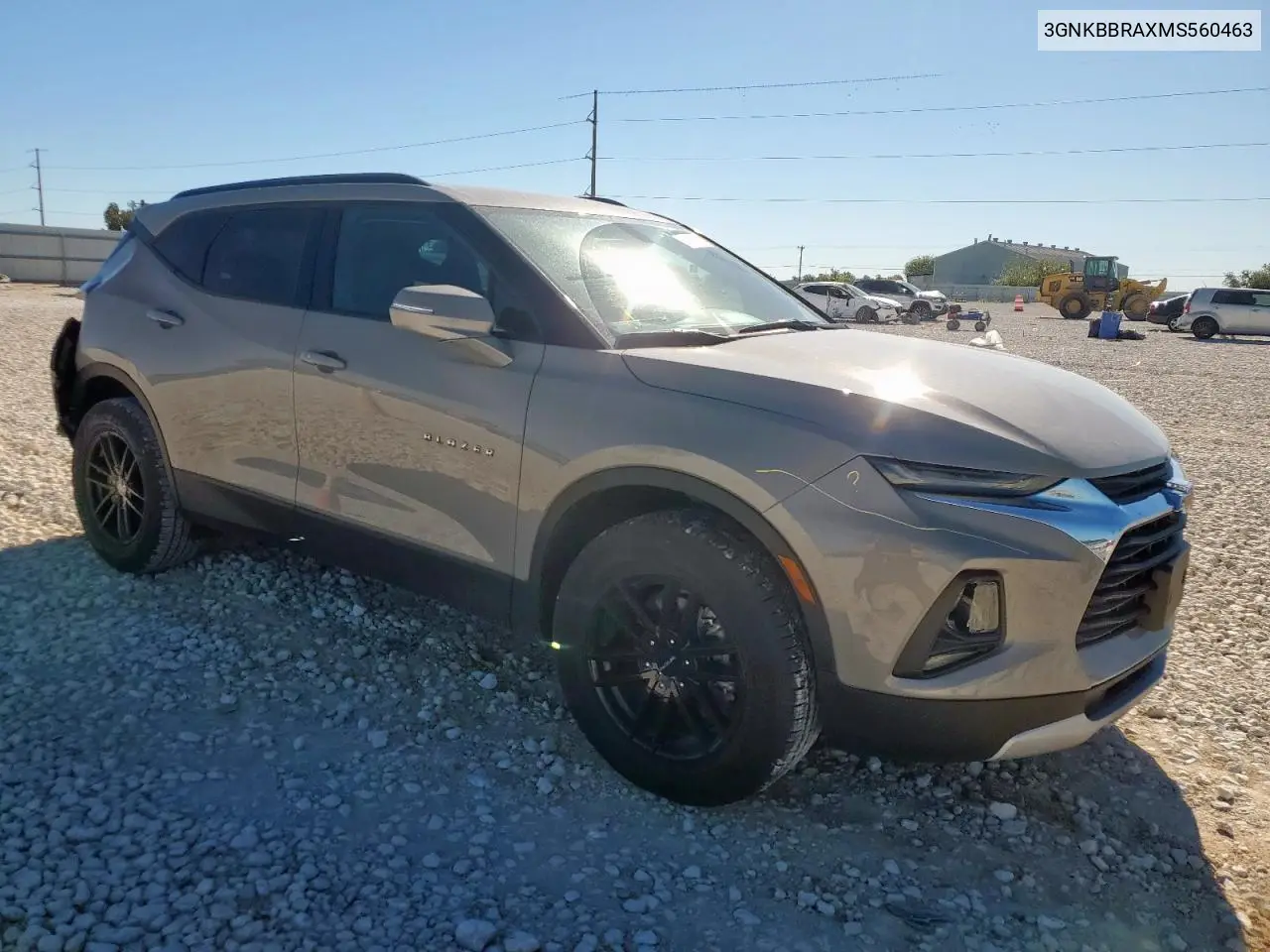 3GNKBBRAXMS560463 2021 Chevrolet Blazer 1Lt