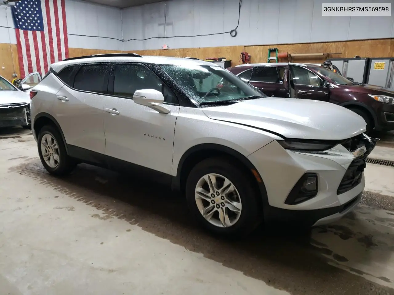 3GNKBHRS7MS569598 2021 Chevrolet Blazer 2Lt