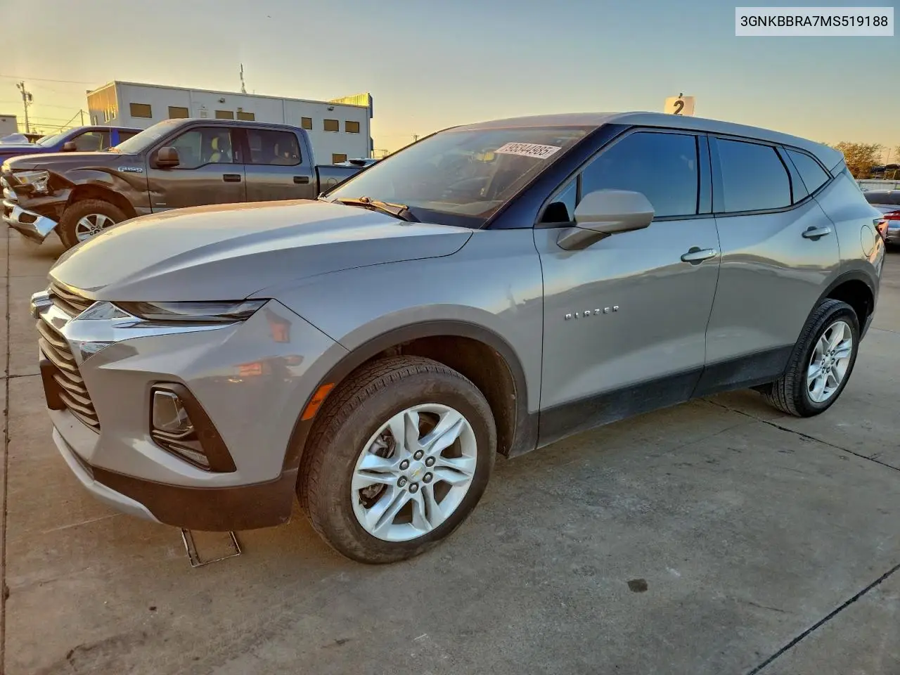 3GNKBBRA7MS519188 2021 Chevrolet Blazer 1Lt