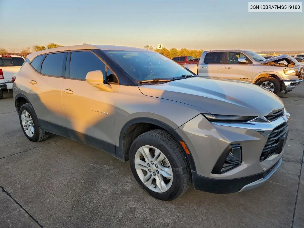 3GNKBBRA7MS519188 2021 Chevrolet Blazer 1Lt