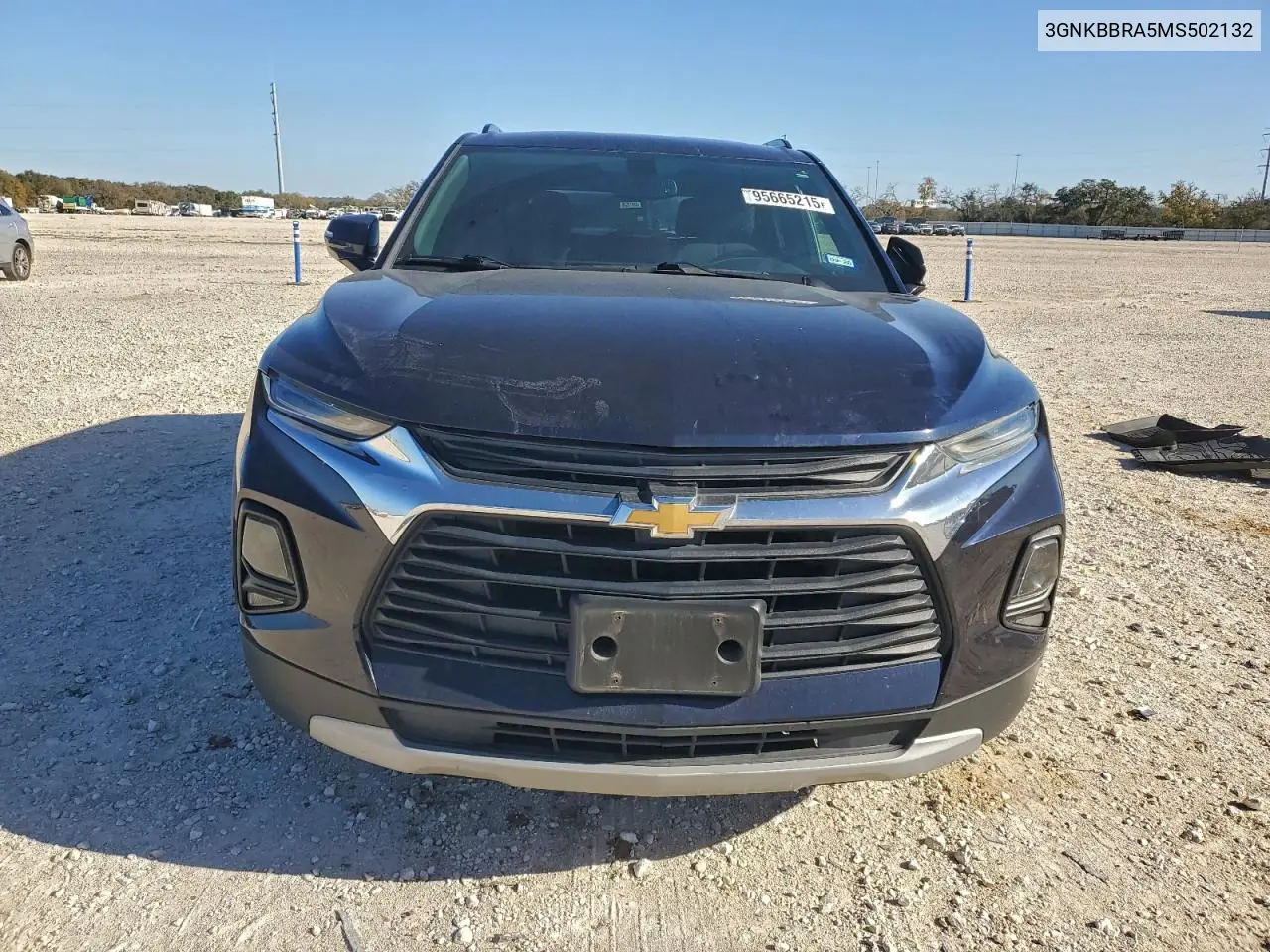 3GNKBBRA5MS502132 2021 Chevrolet Blazer 1Lt