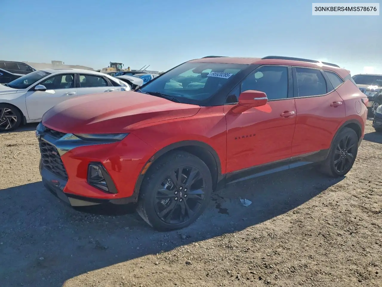 3GNKBERS4MS578676 2021 Chevrolet Blazer Rs