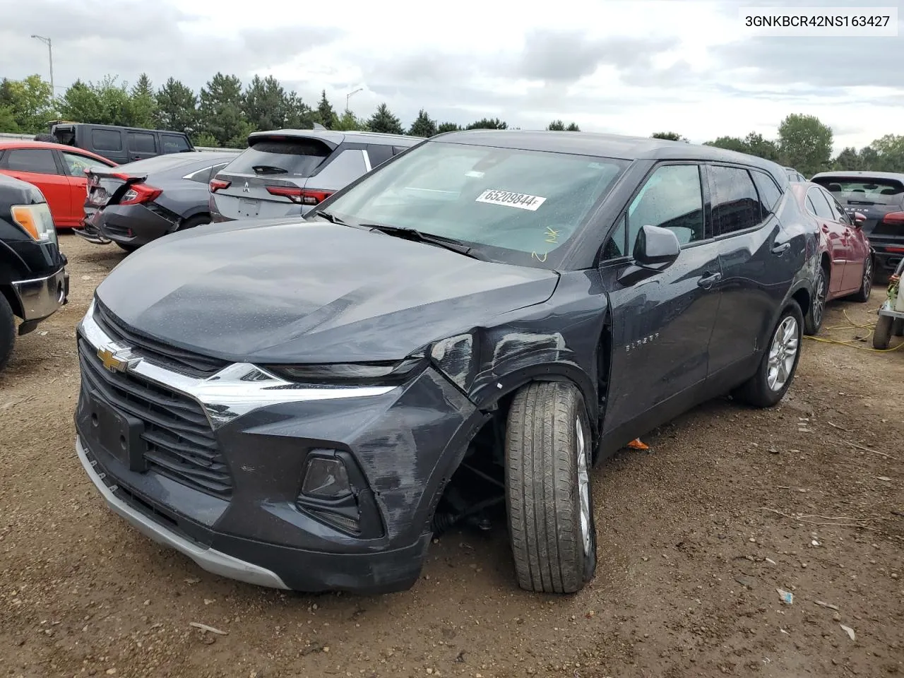 3GNKBCR42NS163427 2022 Chevrolet Blazer 2Lt