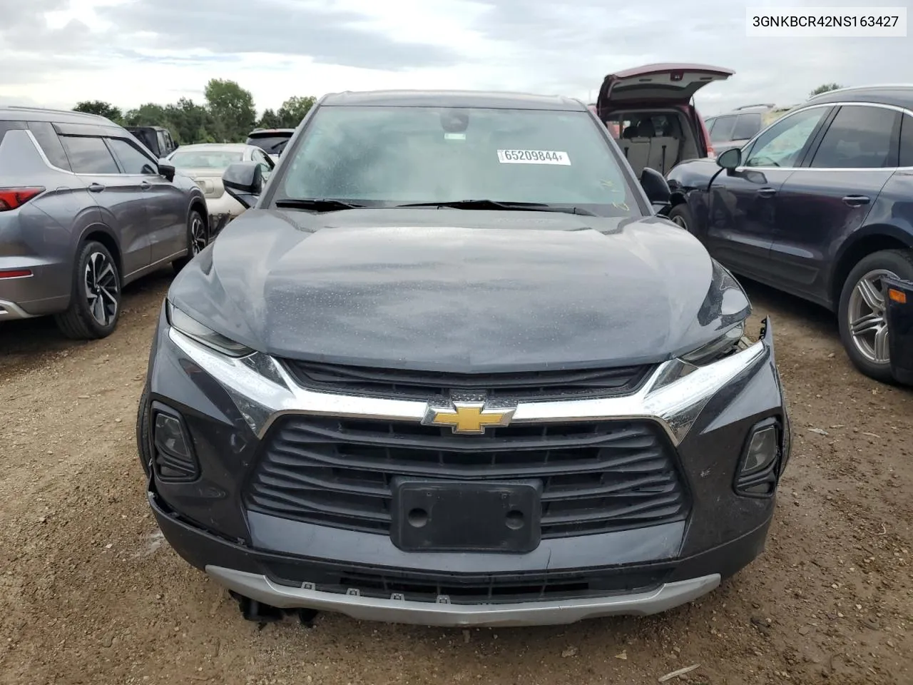 2022 Chevrolet Blazer 2Lt VIN: 3GNKBCR42NS163427 Lot: 65209844